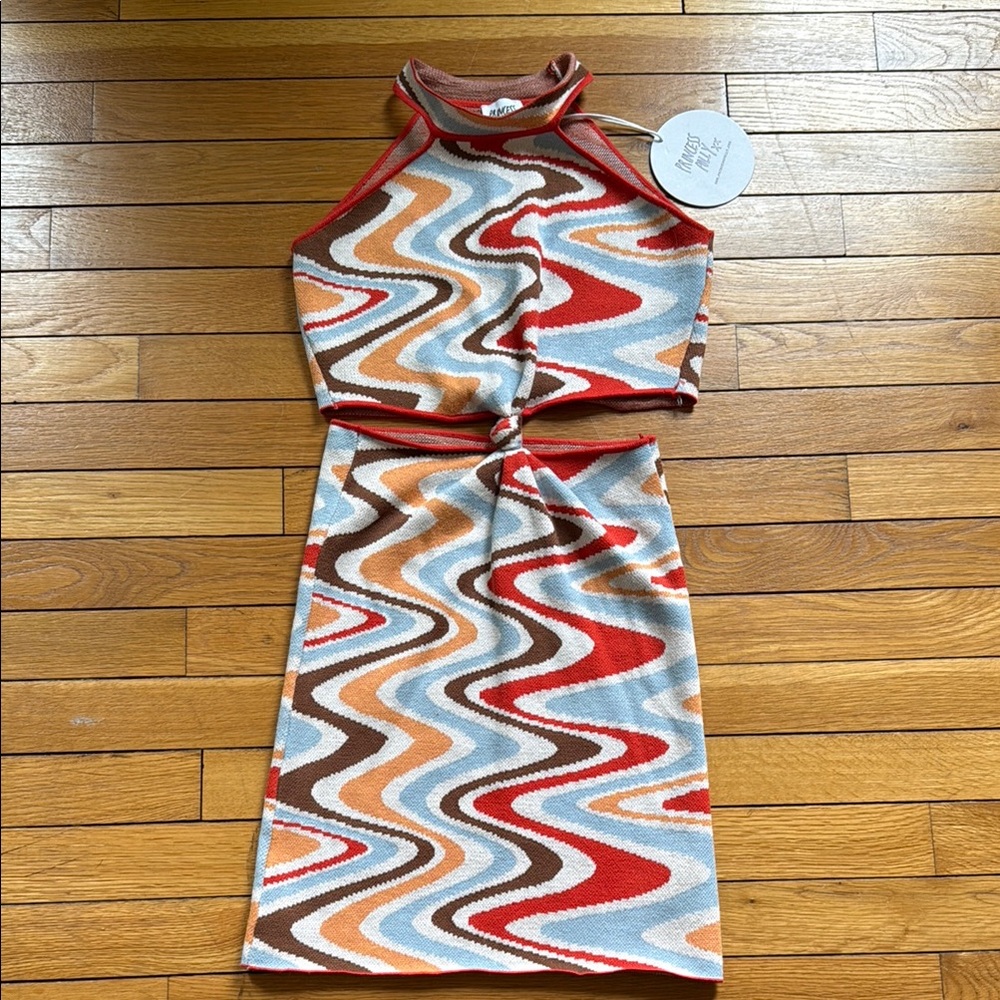 Princess Polly Multicolor Swirl Dress